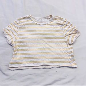 💓pacsun striped crop top